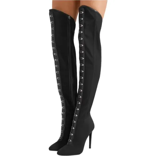 Pre-owned Fabric boots , female, Sizes: 6 UK - Giuseppe Zanotti Pre-owned - Modalova