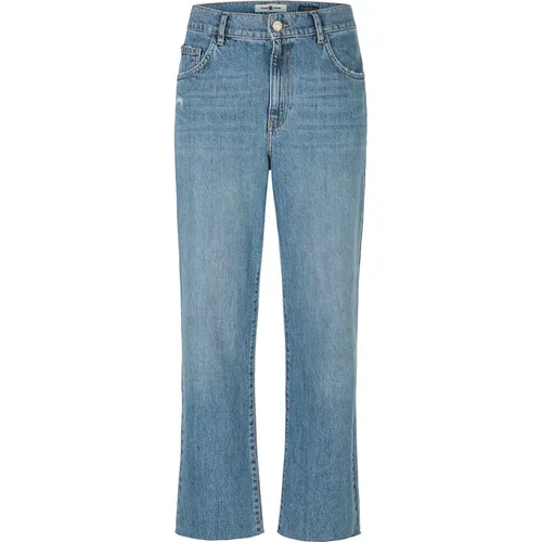 Cropped Straight Fit Jeans , Damen, Größe: M - RIANI - Modalova