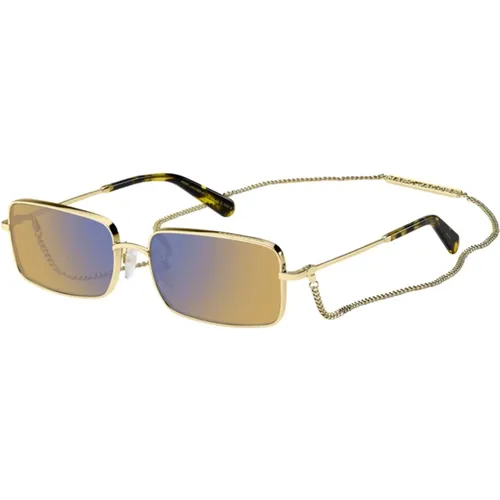 Gold Gelb/Blau Sonnenbrille - Marc Jacobs - Modalova