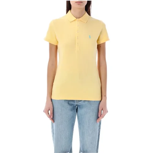 Classic Polo Shirt in Corn , female, Sizes: XS, XL, M, S, L - Ralph Lauren - Modalova