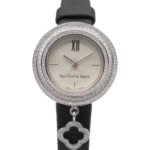 Pre-owned Leather watches , female, Sizes: ONE SIZE - Van Cleef & Arpels Pre-owned - Modalova