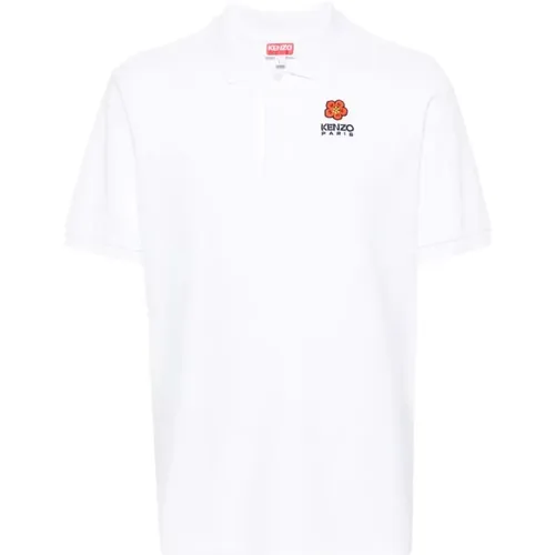 Flower Polo Shirt , male, Sizes: L, XL - Kenzo - Modalova