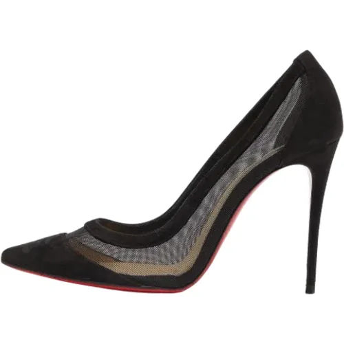 Pre-owned Mesh heels , female, Sizes: 4 1/2 UK - Christian Louboutin Pre-owned - Modalova