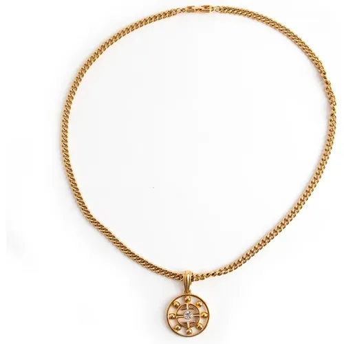 Round rhinestone necklace , female, Sizes: ONE SIZE - Givenchy Pre-owned - Modalova