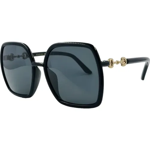 Schwarze Injizierte Sonnenbrille Gg0890Sa , Damen, Größe: ONE Size - Gucci - Modalova