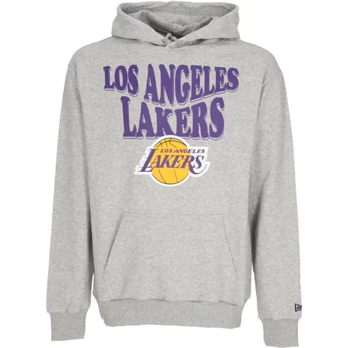 NBA Script Oversize Hoodie Los Angeles Lakers - new era - Modalova