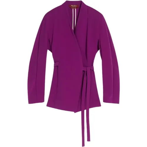 Blazer , female, Sizes: 2XS, 3XS - Max Mara Studio - Modalova