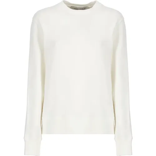 Cotton Crewneck Sweatshirt with Metallic Stars , female, Sizes: XS - Golden Goose - Modalova