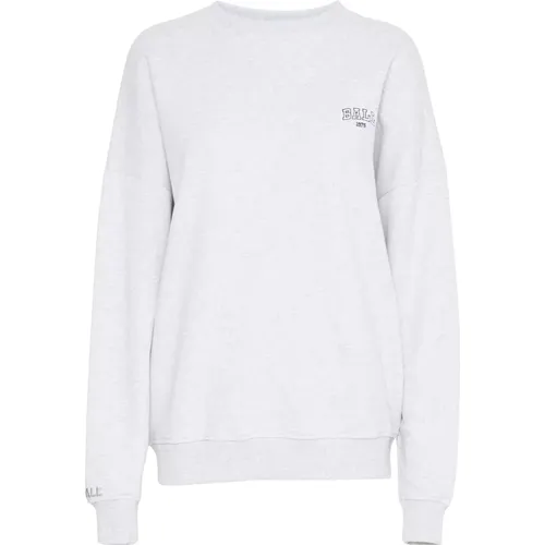 Graphic Print Sweatshirt White Melange , female, Sizes: XS, L, M, S, XL, 2XL - Ball - Modalova