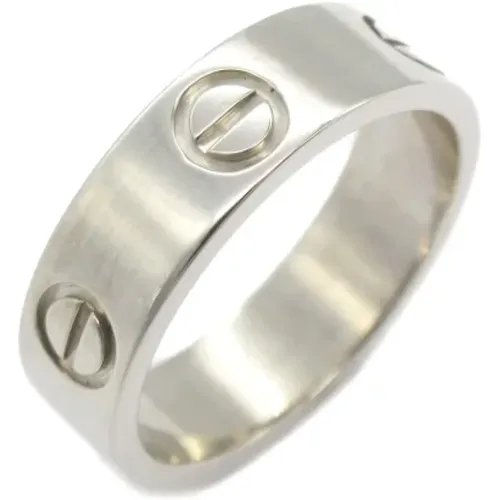 Pre-owned White Gold rings , female, Sizes: ONE SIZE - Cartier Vintage - Modalova