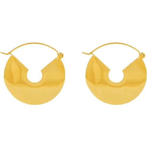 Mutige Wasserdichte Gold Statement Ohrringe , Damen, Größe: ONE Size - Dansk Copenhagen - Modalova