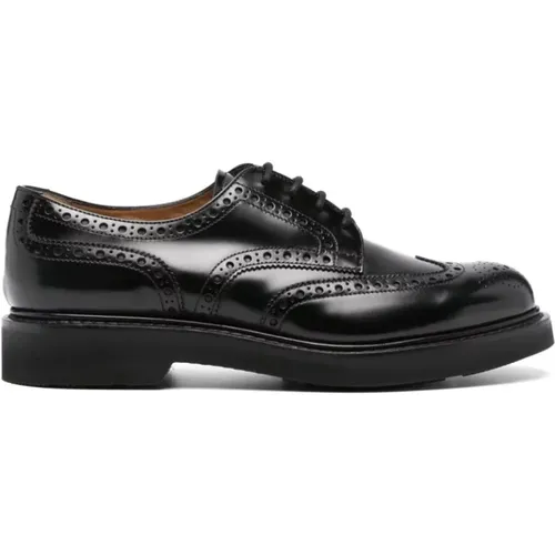 Schwarze Oxford-Schuhe mit dicker Sohle - Church's - Modalova