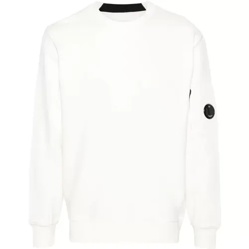 Diagonal Raised Fleece Sweatshirt , Herren, Größe: L - C.P. Company - Modalova
