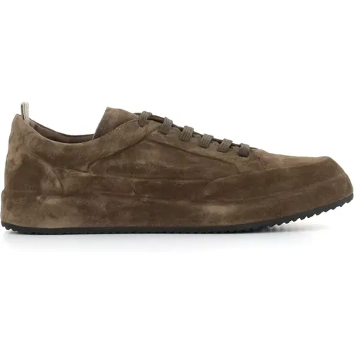 Suede Sneakers with Clean Design , male, Sizes: 7 UK - Officine Creative - Modalova