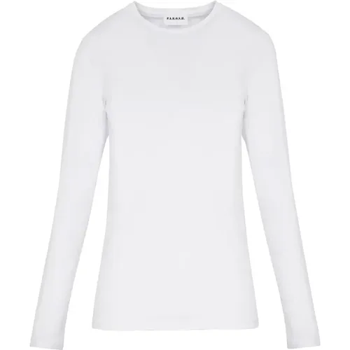 Crewneck Long Sleeve T-shirts , female, Sizes: S - P.a.r.o.s.h. - Modalova