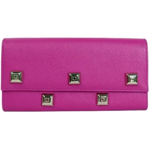 Rosa Leather Gancini Wallet , female, Sizes: ONE SIZE - Salvatore Ferragamo Pre-owned - Modalova
