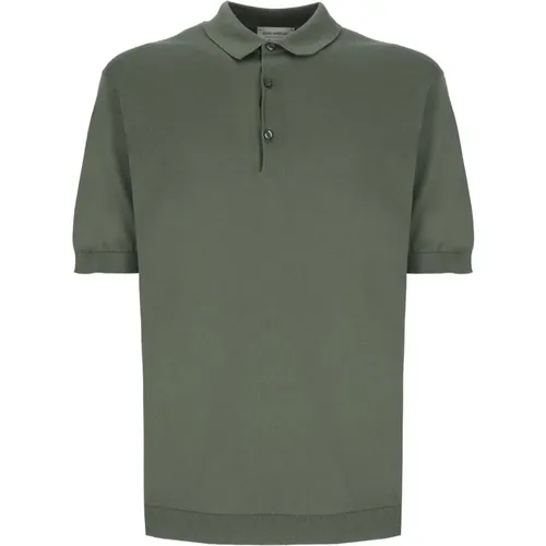 Grünes Baumwoll-Poloshirt - John Smedley - Modalova