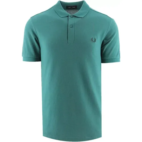 Slim Fit Plain Polo with Stripes , male, Sizes: XL - Fred Perry - Modalova