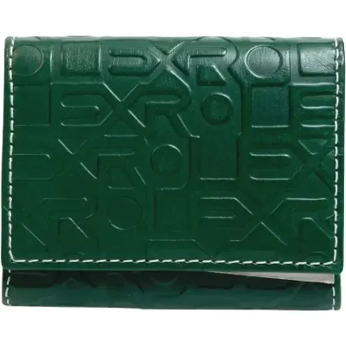 Pre-owned Leather wallets , female, Sizes: ONE SIZE - Rolex Vintage - Modalova