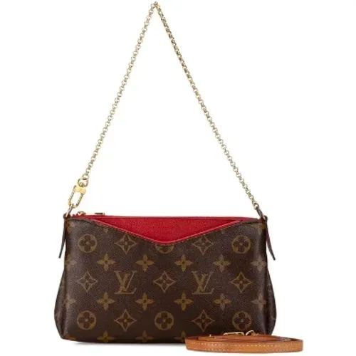 Pre-owned Canvas handbags , female, Sizes: ONE SIZE - Louis Vuitton Vintage - Modalova