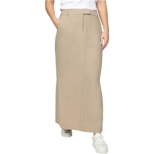 Long Skirt with Slits and Pockets , female, Sizes: S, 2XL, L, XS, M, XL, 3XL - 2-Biz - Modalova
