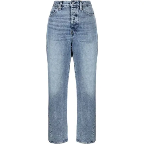 Cotton Regular-Fit Denim Jeans , female, Sizes: W28 - TotêMe - Modalova
