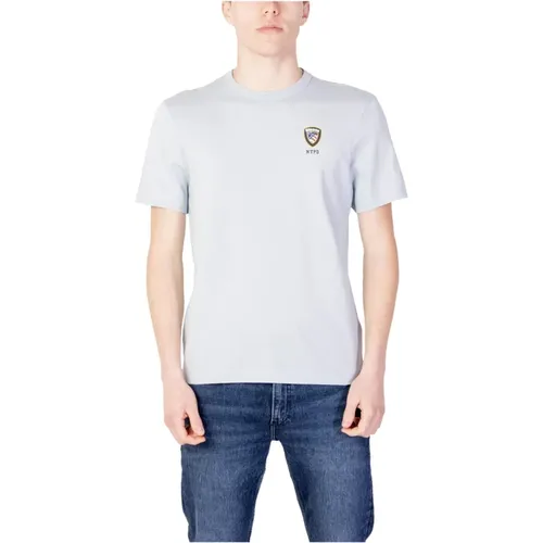 Light Short Sleeve T-shirt , male, Sizes: XL, M, L, S, 2XL - Blauer - Modalova