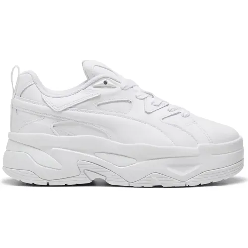 Weiße Freizeit-Sneakers für Frauen , Damen, Größe: 37 1/2 EU - Puma - Modalova