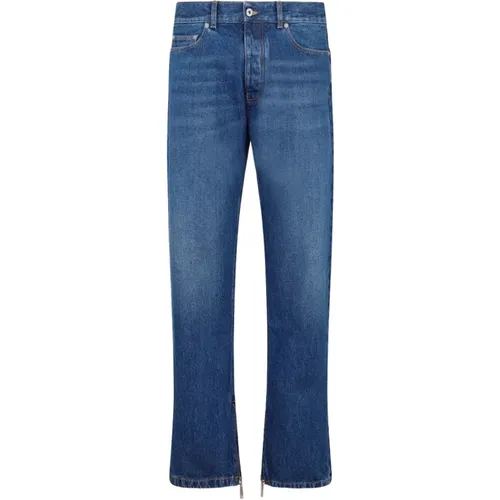 Blaue Skate Jeans für Männer , Herren, Größe: W31 - Off White - Modalova