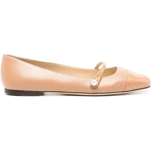 Rosa Ballerina Schuhe Eleganter Stil,Braune Ballerinas für Frauen - Jimmy Choo - Modalova