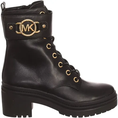 Military Style Heeled Boots , female, Sizes: 5 1/2 UK, 4 UK - Michael Kors - Modalova