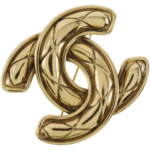 Pre-owned Metal brooches , female, Sizes: ONE SIZE - Chanel Vintage - Modalova