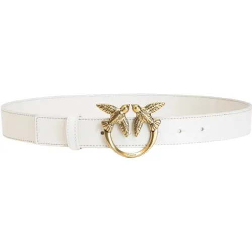 Love Birds Diamond Cut Belt , female, Sizes: XS - pinko - Modalova