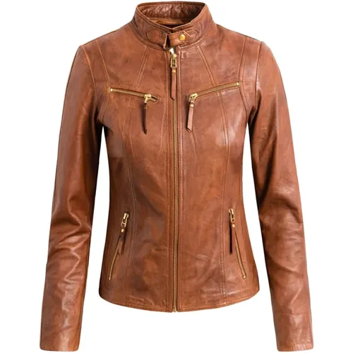Clic Biker Jacket , female, Sizes: 3XL - Btfcph - Modalova