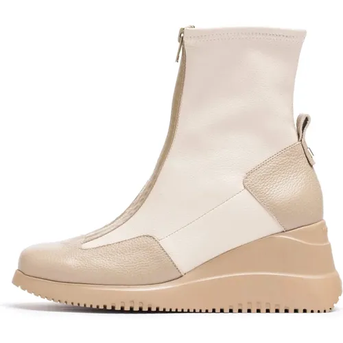 Stiefel India Beige, Farbe: Braun , Damen, Größe: 40 EU - Wonders - Modalova