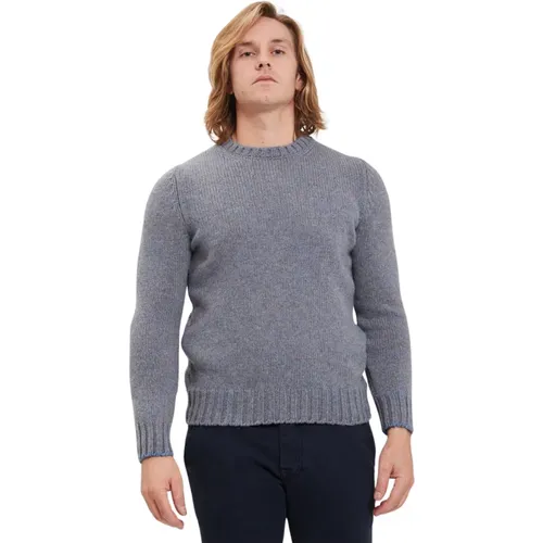 Klassischer Crew Neck Pullover , Herren, Größe: 2XL - Gran Sasso - Modalova