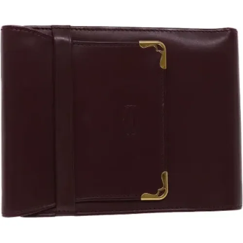 Pre-owned Leather wallets , female, Sizes: ONE SIZE - Cartier Vintage - Modalova