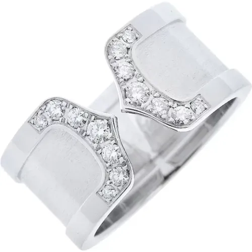 Pre-owned Silver rings , female, Sizes: ONE SIZE - Cartier Vintage - Modalova