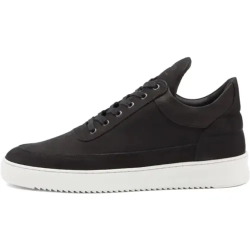 Schwarze Ripple Basic Sneakers , Herren, Größe: 46 EU - Filling Pieces - Modalova