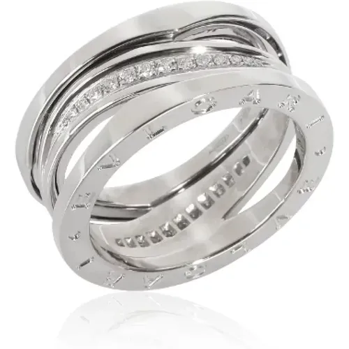 Pre-owned White Gold rings , female, Sizes: ONE SIZE - Bvlgari Vintage - Modalova