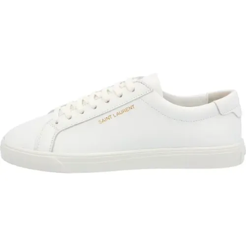 Leder sneakers , Damen, Größe: 40 EU - Saint Laurent - Modalova