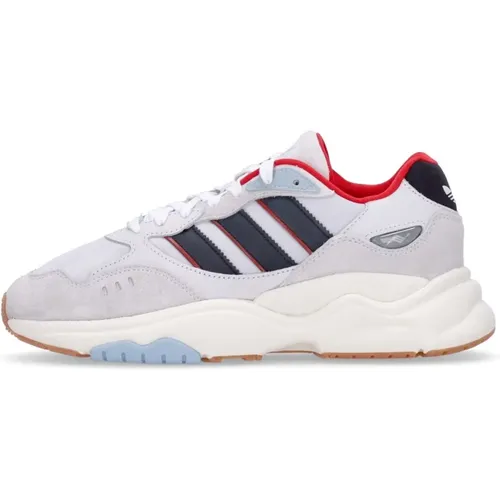 Grau Dash Low Sneaker Scharlachrot , Herren, Größe: 40 2/3 EU - Adidas - Modalova