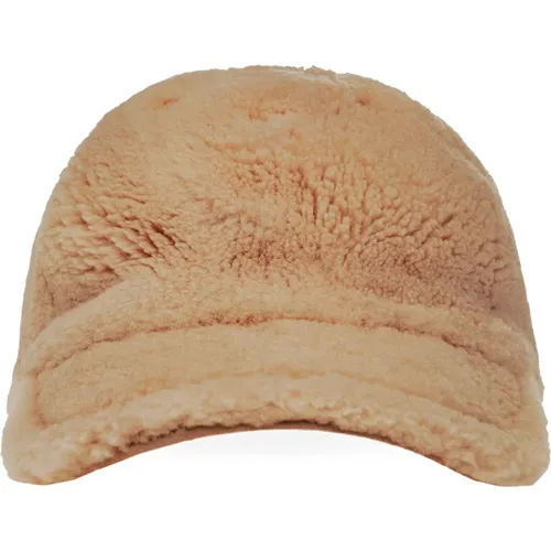 Furry baseball cap , Damen, Größe: ONE Size - Yves Salomon - Modalova