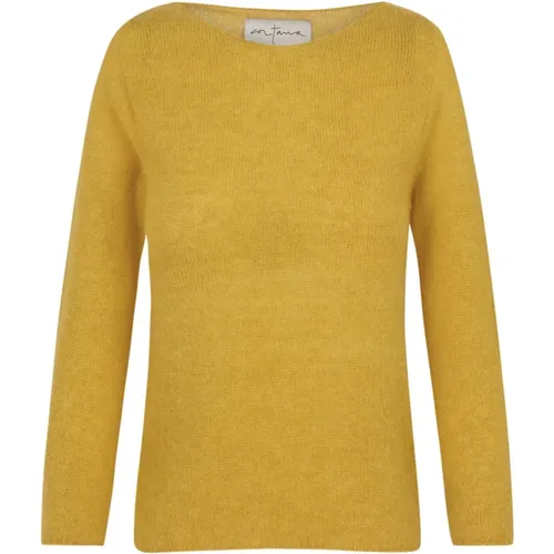 Alpaca Cashmere Silk Sweater , female, Sizes: XL, L, 2XL, S, M - Cortana - Modalova