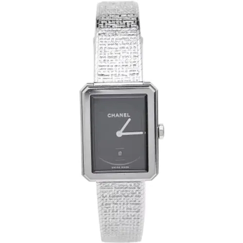 Pre-owned Stainless Steel watches , female, Sizes: ONE SIZE - Chanel Vintage - Modalova