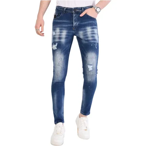 Slim-fit Jeans , male, Sizes: W31, W38, W36, W32, W34 - Local Fanatic - Modalova