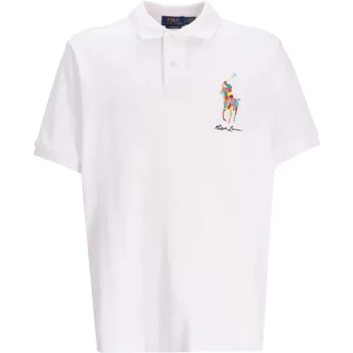 Slim Fit Cotton Mesh Polo , male, Sizes: L - Ralph Lauren - Modalova