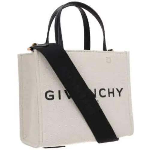 Contrast Logo Tote Bag in Canvas , female, Sizes: ONE SIZE - Givenchy - Modalova