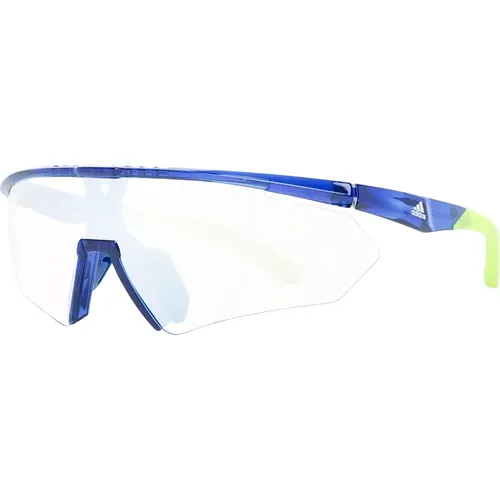 Blaue Herren Sonnenbrille Verspiegelte Gläser - Adidas - Modalova