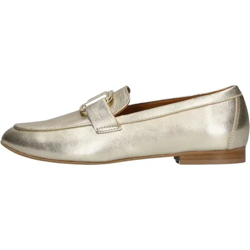 Goldene Loafers Stilvolles Modell , Damen, Größe: 39 EU - Toral - Modalova